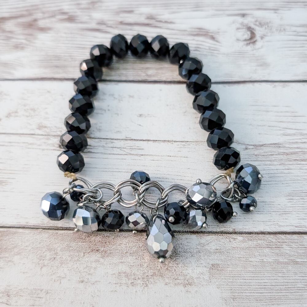Vintage Beaded Bracelet Chunky Statement